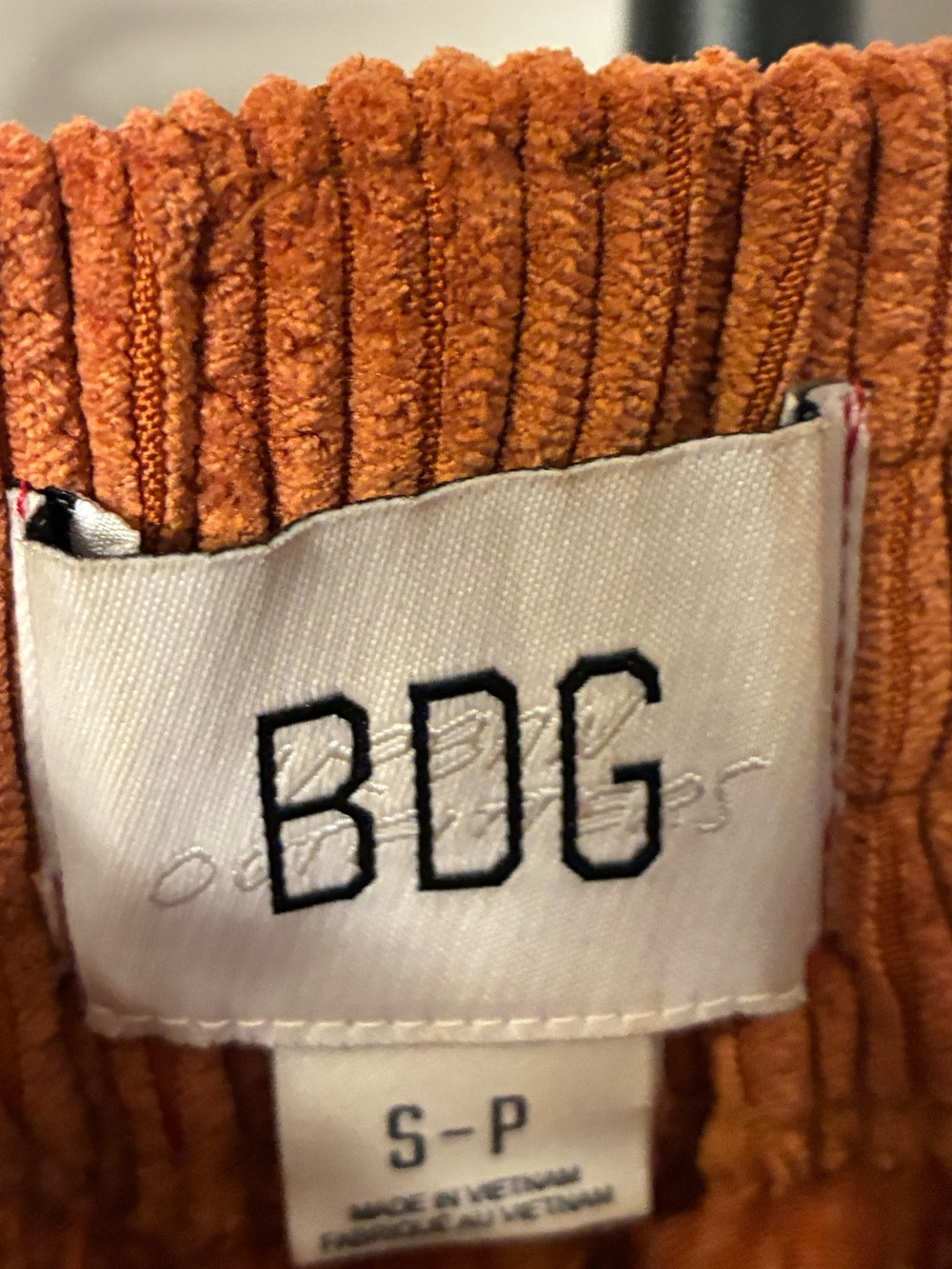 BDG Corduroy Drawstring Pants in Burnt Orange Size Small - Picture 6 of 9